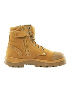 Argyle Zip Scuff Cap 312652 Work Boots in Wheat