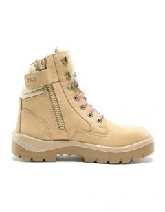 Southern Cross Zip 522761 Work Boots in Sand