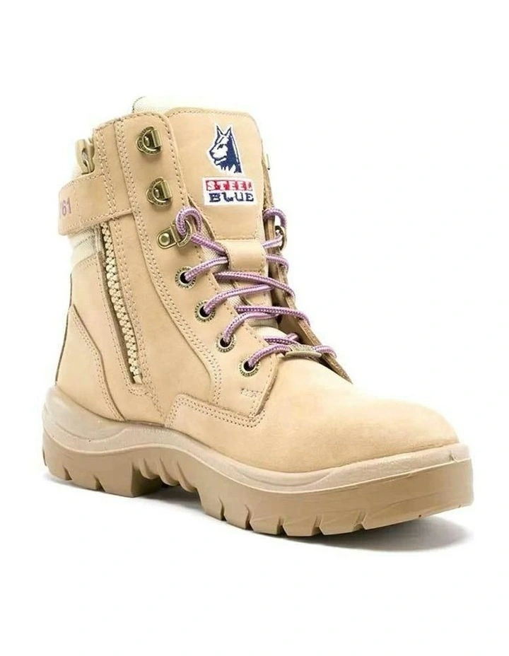Southern Cross Zip 522761 Work Boots in Sand image 2