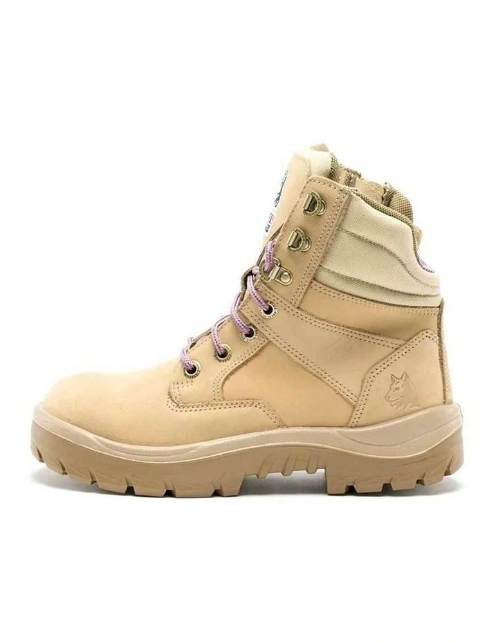Southern Cross Zip 522761 Work Boots in Sand image 3
