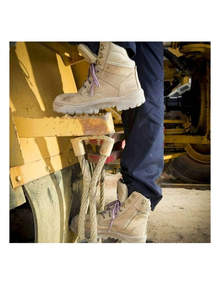 Southern Cross Zip 522761 Work Boots in Sand image 7