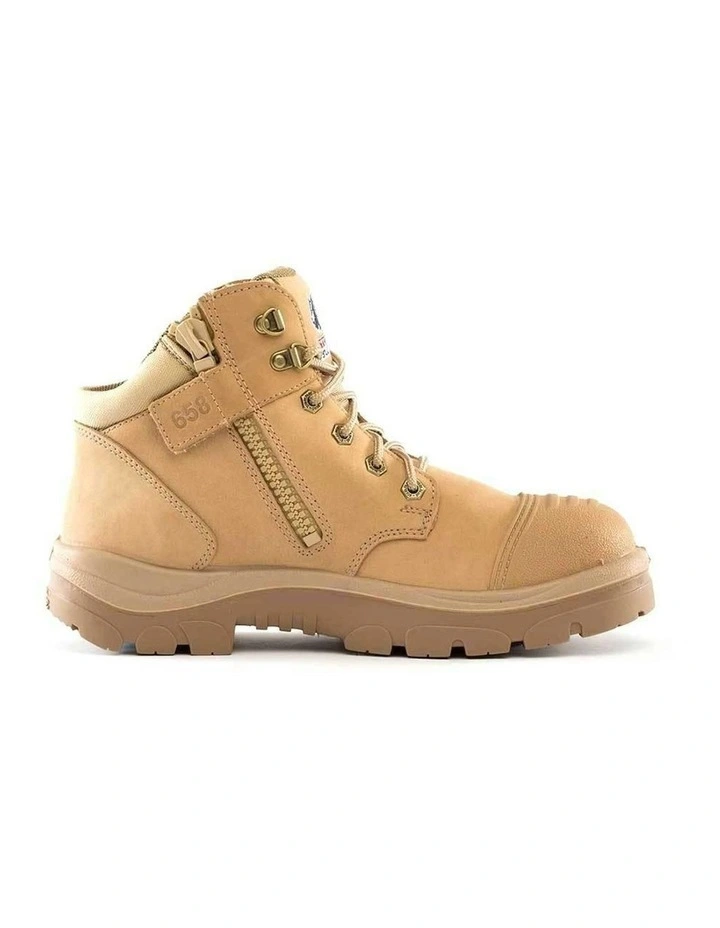 Parkes Zip Scuff Cap 312658 Work Boots in Sand image 1