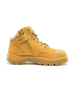 Parkes Zip Scuff Cap 312658 Work Boots in Wheat