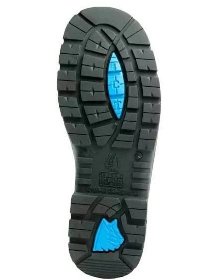 Argyle Zip Bump Cap Work Boots 332152 in Black image 5