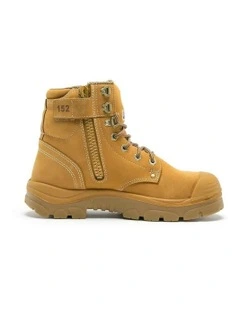 Argyle Zip Bump Cap Work Boots 332152 in Wheat