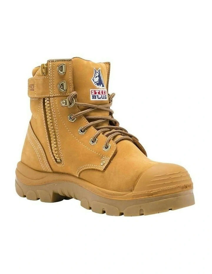 Argyle Zip Bump Cap Work Boots 332152 in Wheat image 2