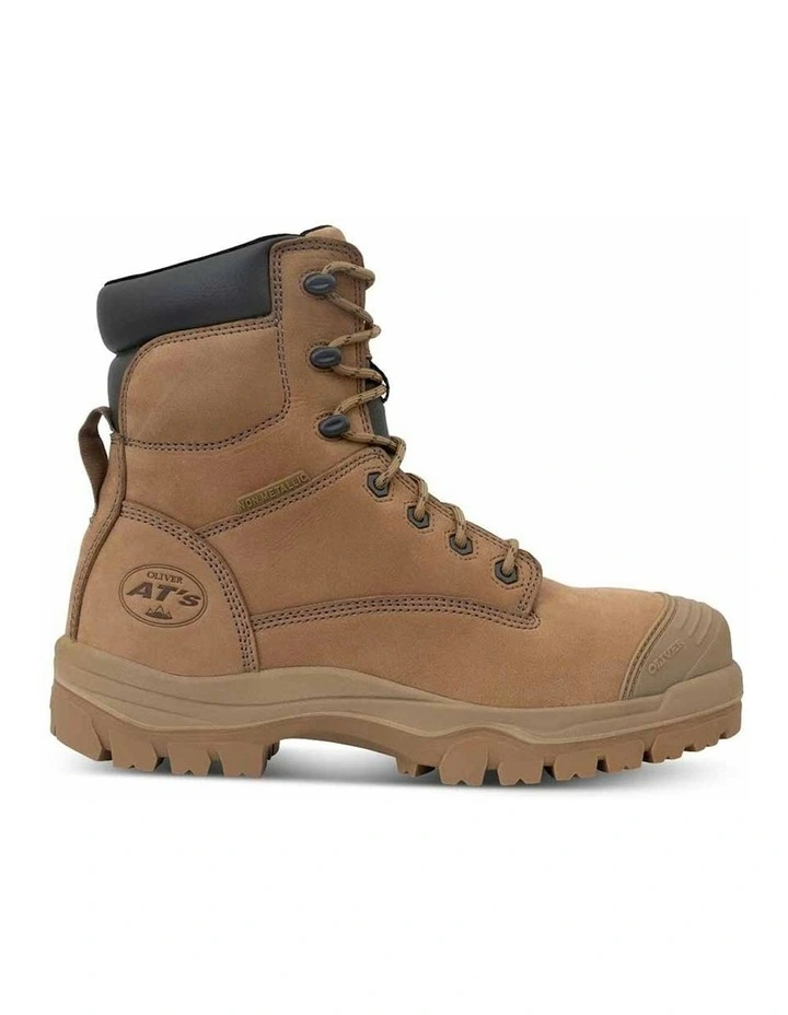 Zip Sided Composite AT 45652Z Work Boots 150mm in Stone image 1
