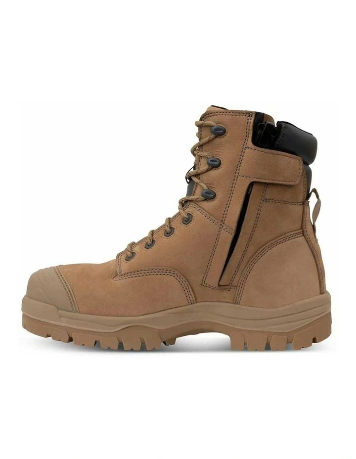 Zip Sided Composite AT 45652Z Work Boots 150mm in Stone image 2