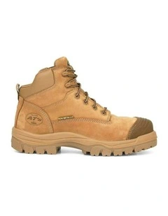 Zip Sided Composite Safety Toe AT 45650Z Work Boots 130mm in Stone