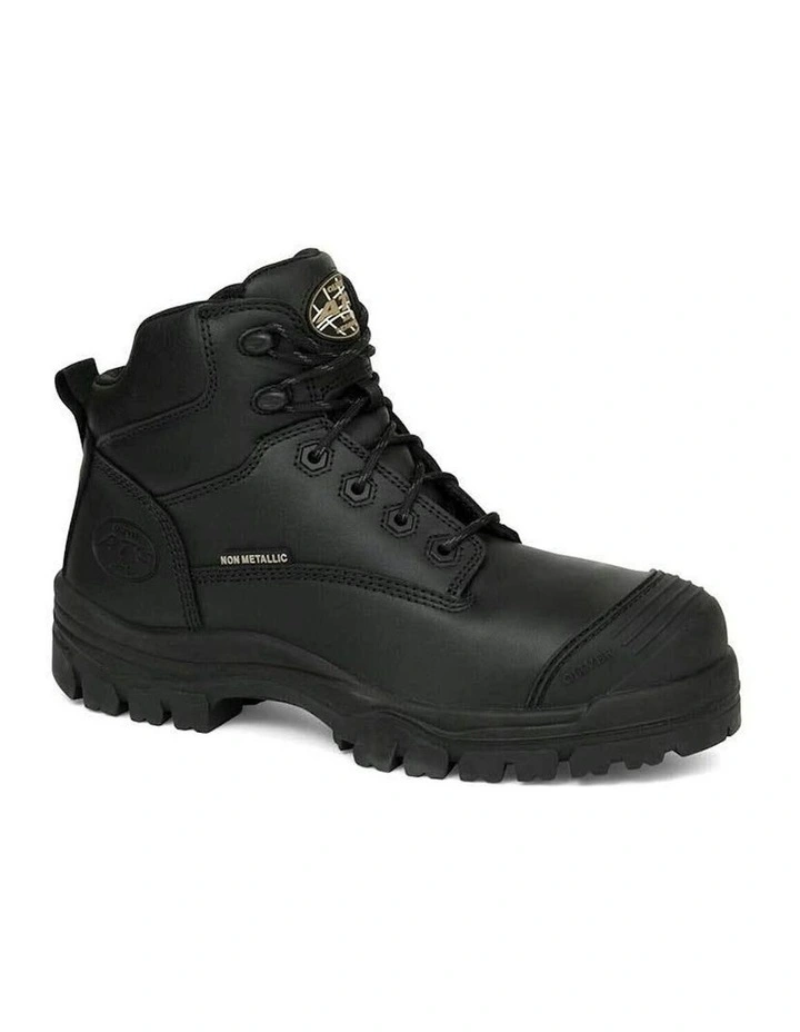 Zip Sided Composite Safety Toe AT 45640Z Work Boots 130mm in Black image 3