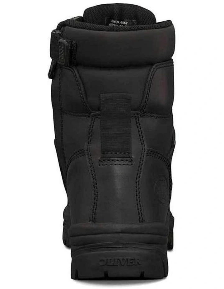 Zip Sided Composite Safety Toe AT 45645Z Work Boots 150mm in Black image 4