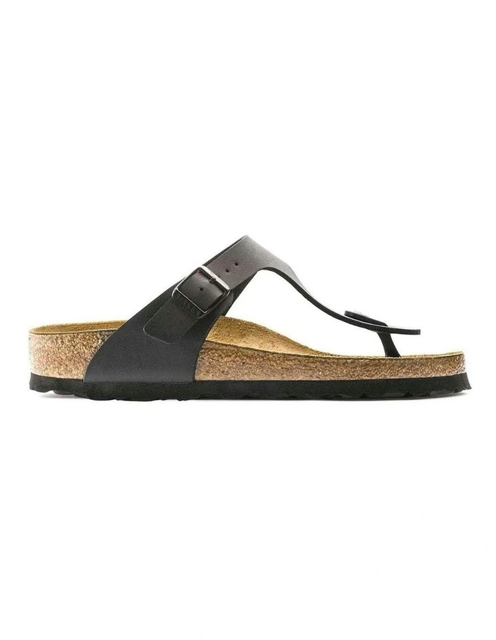 Gizeh Birko-Flor Regular Sandals in Black image 1