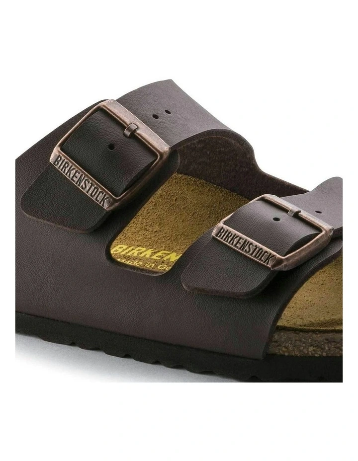 Arizona Birko-Flor Sandals Narrow in Dark Brown image 4