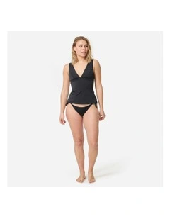 Tankini Swimsuit Top in Black