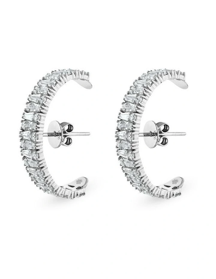 Culture Earrings With Diamonds in Silver image 1