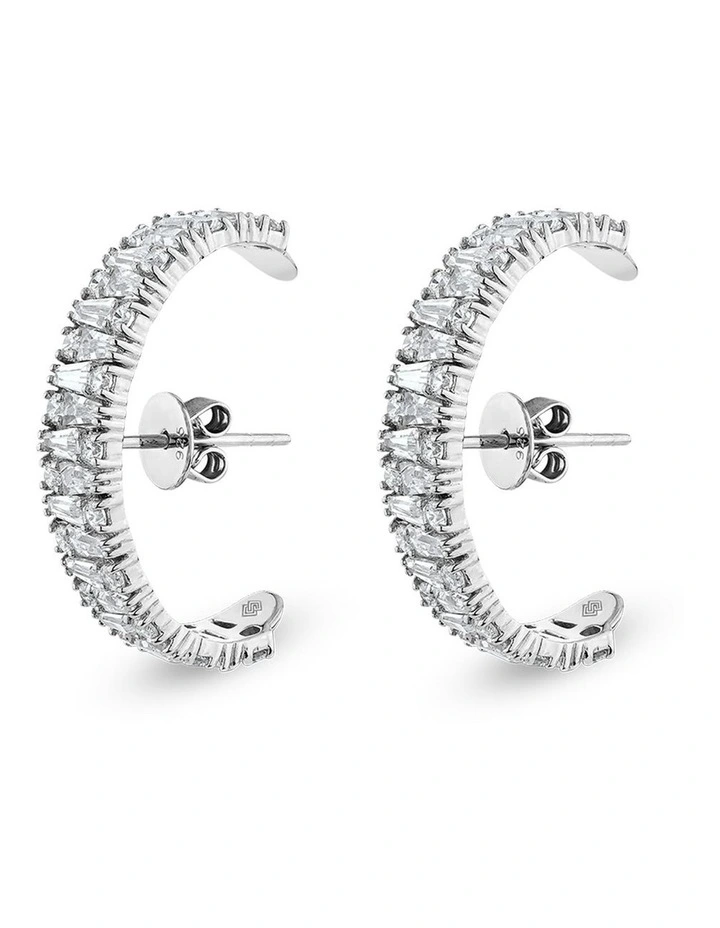 Culture Earrings With Diamonds in Silver image 3