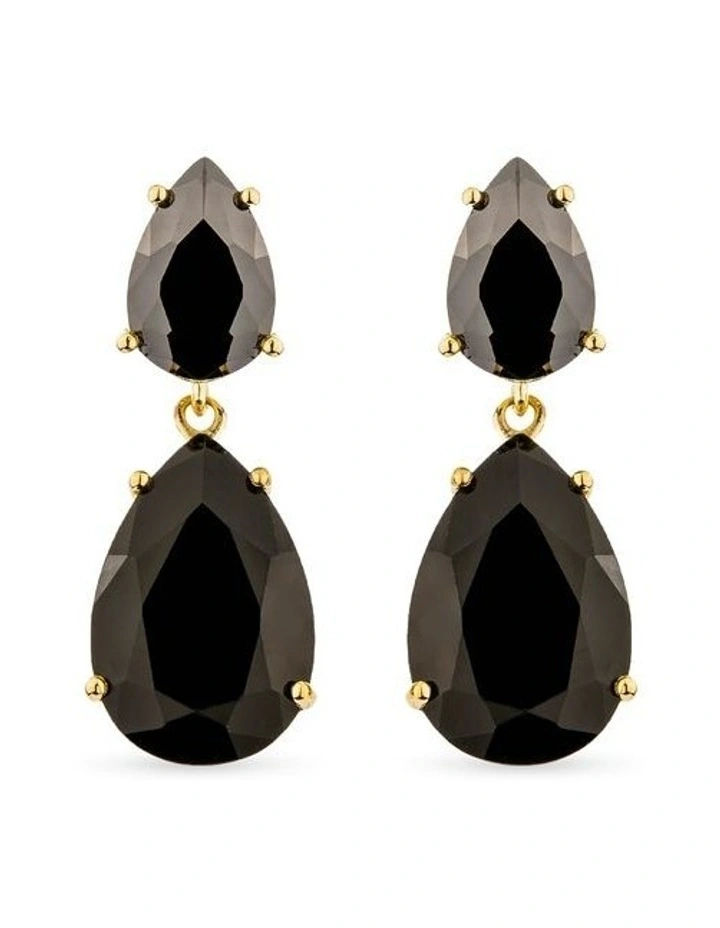 Liberty Earrings With Diamonds in Gold image 1