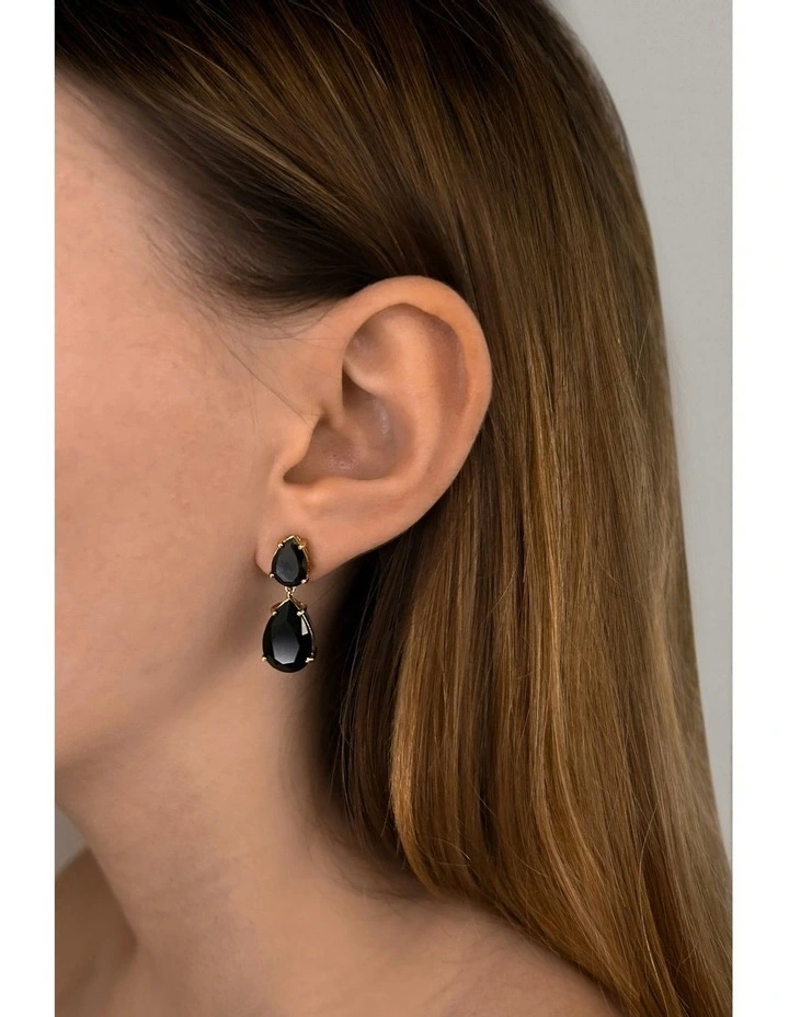 Liberty Earrings With Diamonds in Gold image 2