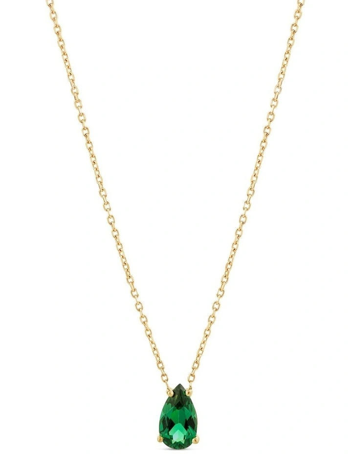 Pure Droplet Necklace in Gold image 1