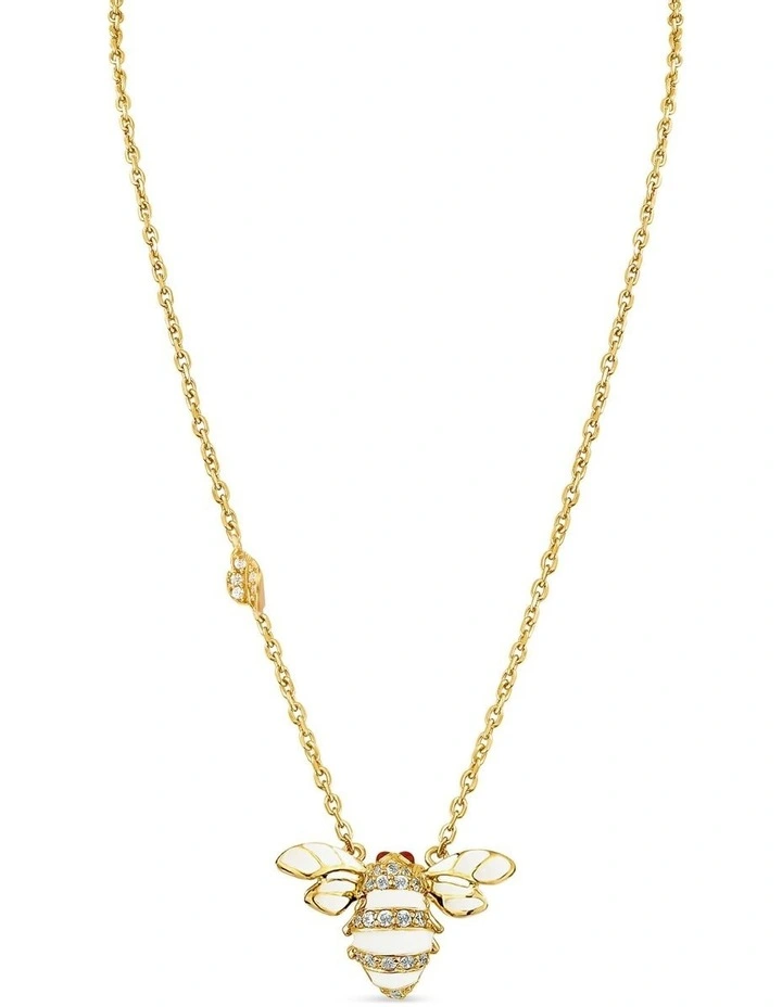 Queen Bee Diamonds Necklace in Gold image 1
