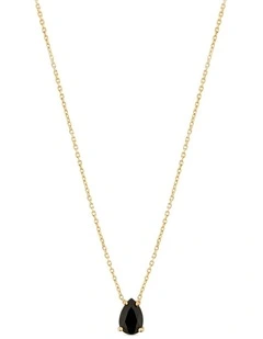 Pure Droplet Diamond Necklace Petite in Gold