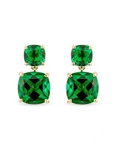 Dream Drop Earrings in Emeralds