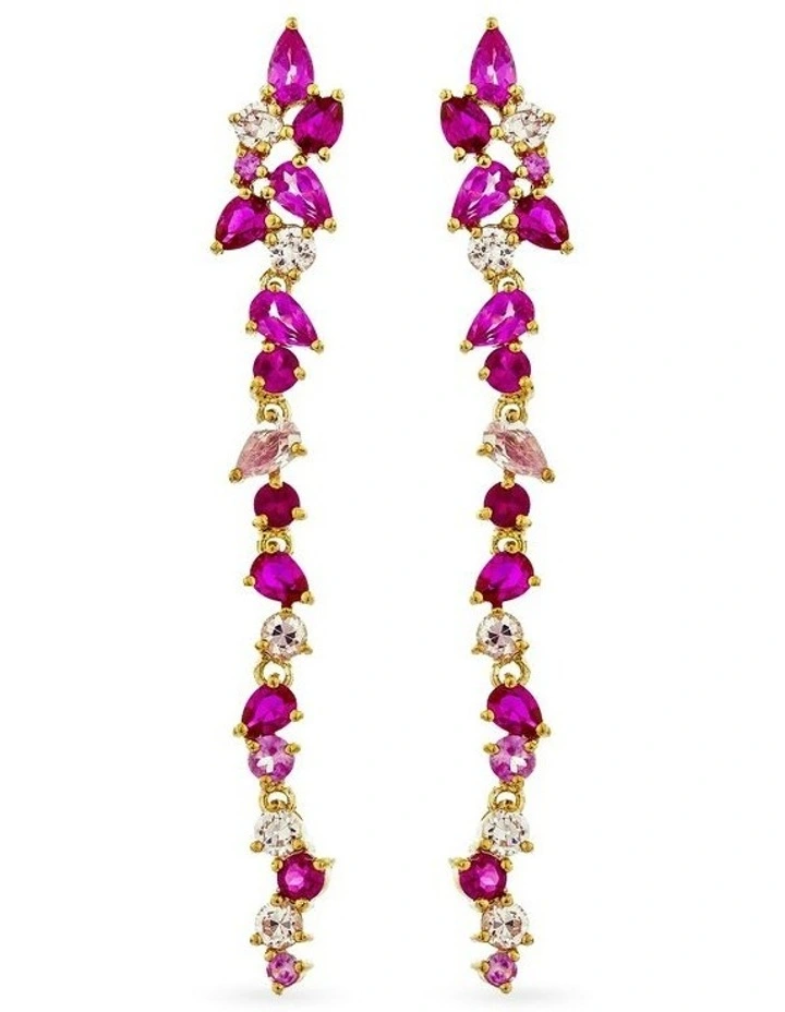 Renewed Earrings With Mixed Diamonds in Gold image 1