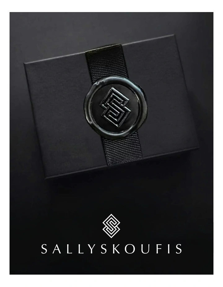 Natural Drop Earrings With Rubys & With Diamonds in Black Rhodium image 3