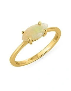 Purified Ring With Opal in Gold