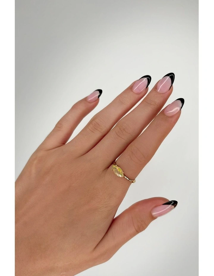 Purified Ring With Opal in Gold image 2