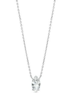 Natural Necklace With Diamond in Silver