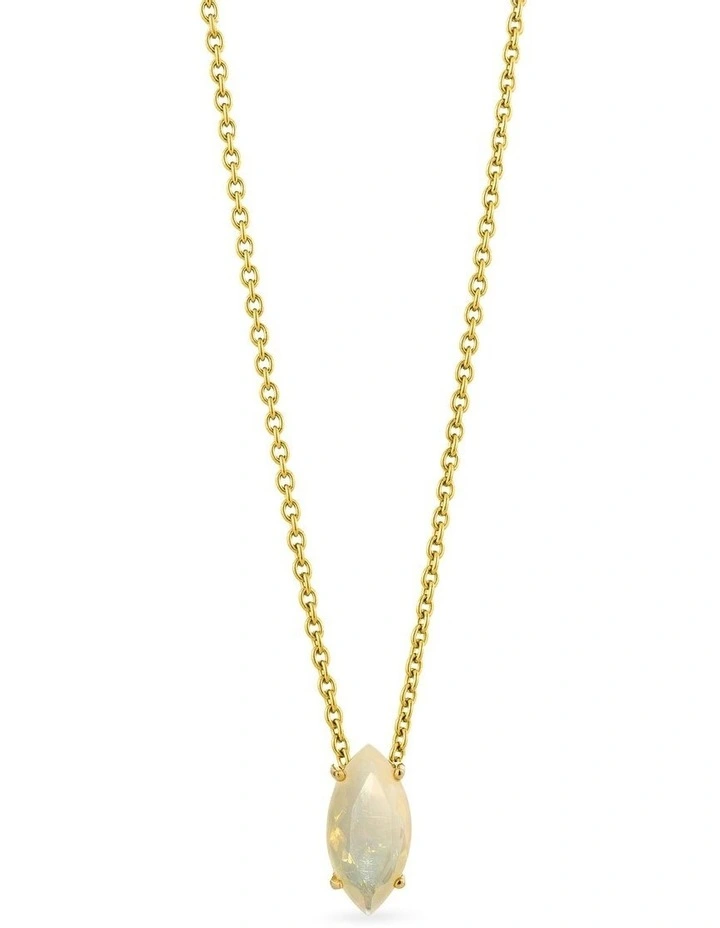 Natural Necklace With Opal in Gold image 1