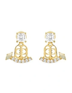Revival Ear Jacket With Opals & With Diamonds in Gold