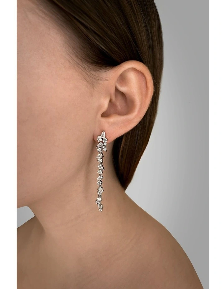 Renewed Earrings With Diamonds in Black Rhodium image 2