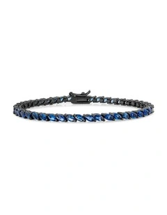 Renaissance Bracelet With Sapphires in Black Rhodium