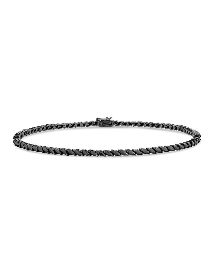 Renaissance Choker with Black Diamonds in Black Rhodium image 1