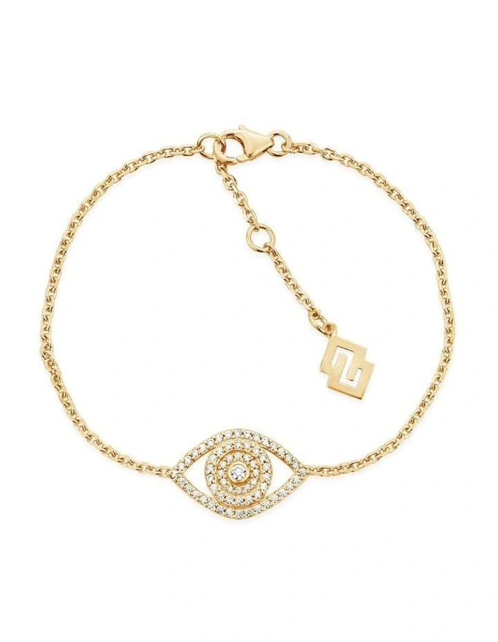 Protection Bracelet with Diamonds in Gold image 1