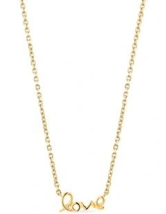 Love Necklace in Gold