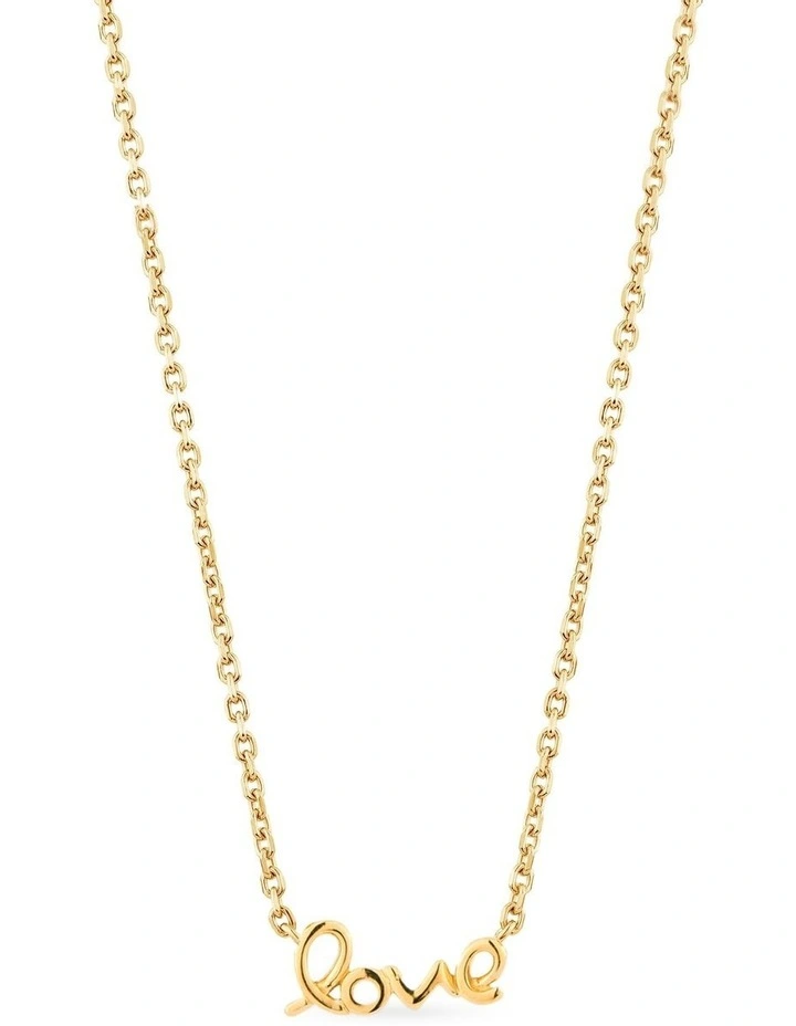 Love Necklace in Gold image 1