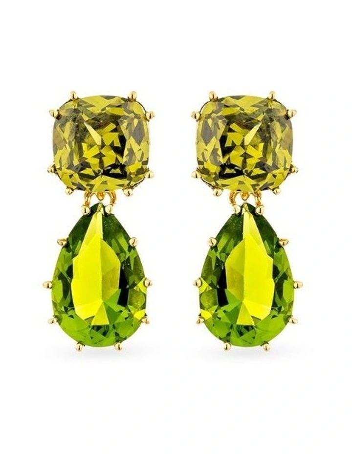 Splice Diamonds Drop Earrings in Gold image 1