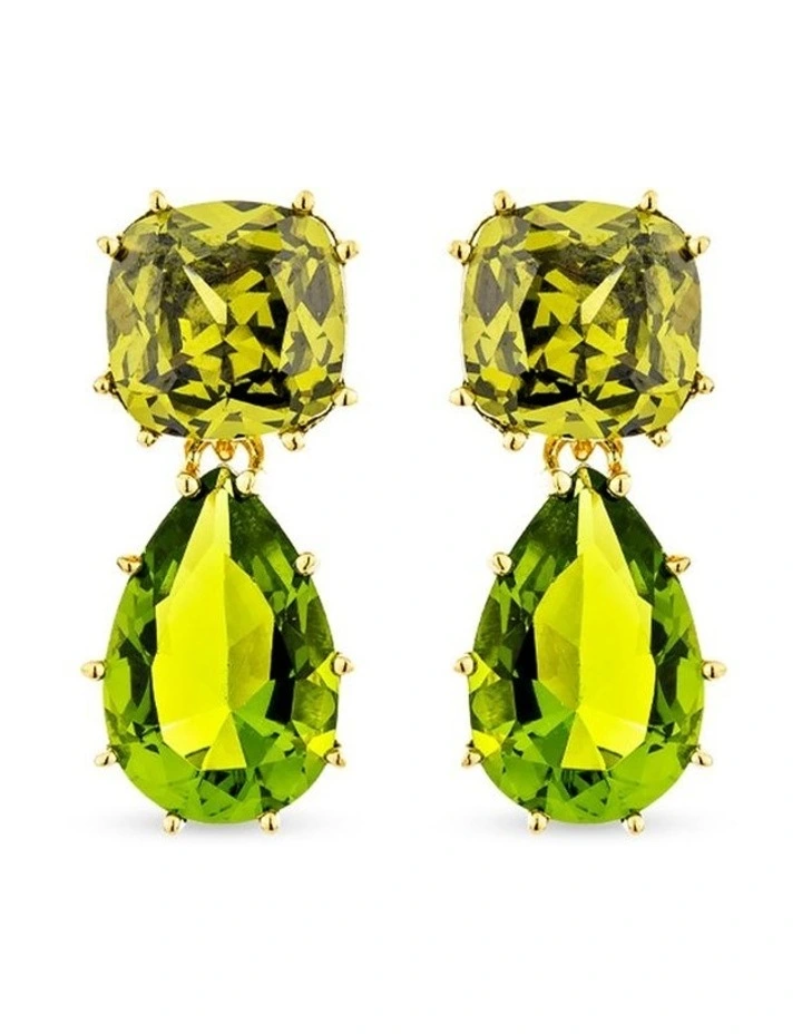Splice Diamonds Drop Earrings in Gold image 2