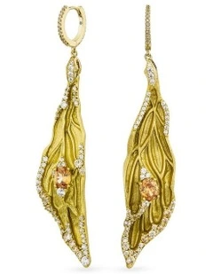 Wings of Flight Earrings in Gold