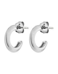 XSolid Earrings in Silver