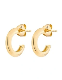 XSolid Earrings in Gold