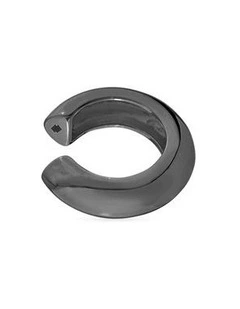 XSolid Ear Cuff in Black Rhodium