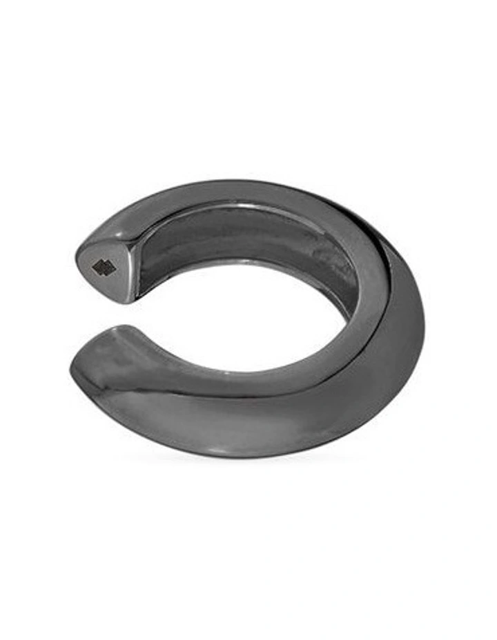 XSolid Ear Cuff in Black Rhodium image 4
