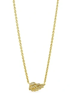 Guardian Necklace With Diamonds in Gold