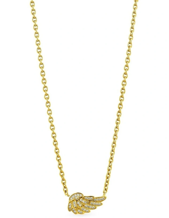 Guardian Necklace With Diamonds in Gold image 1