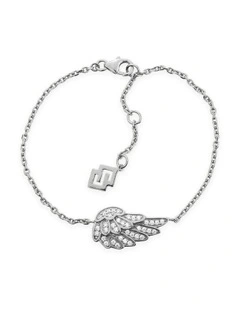 Guardian Bracelet With Diamonds in Silver