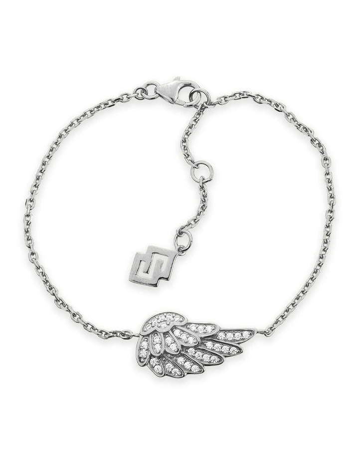 Guardian Bracelet With Diamonds in Silver image 2